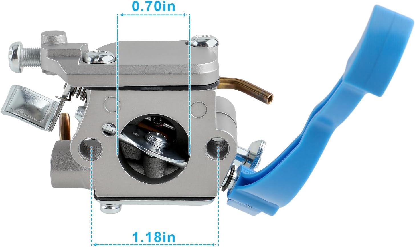 125BX Carburetor for Husqvarna 125B Blower 125BX 125BVX 590460102 545081811 Handheld Leaf Blower with 125B Tune UP Kit 545112101 Air Filter Fuel Line Kit